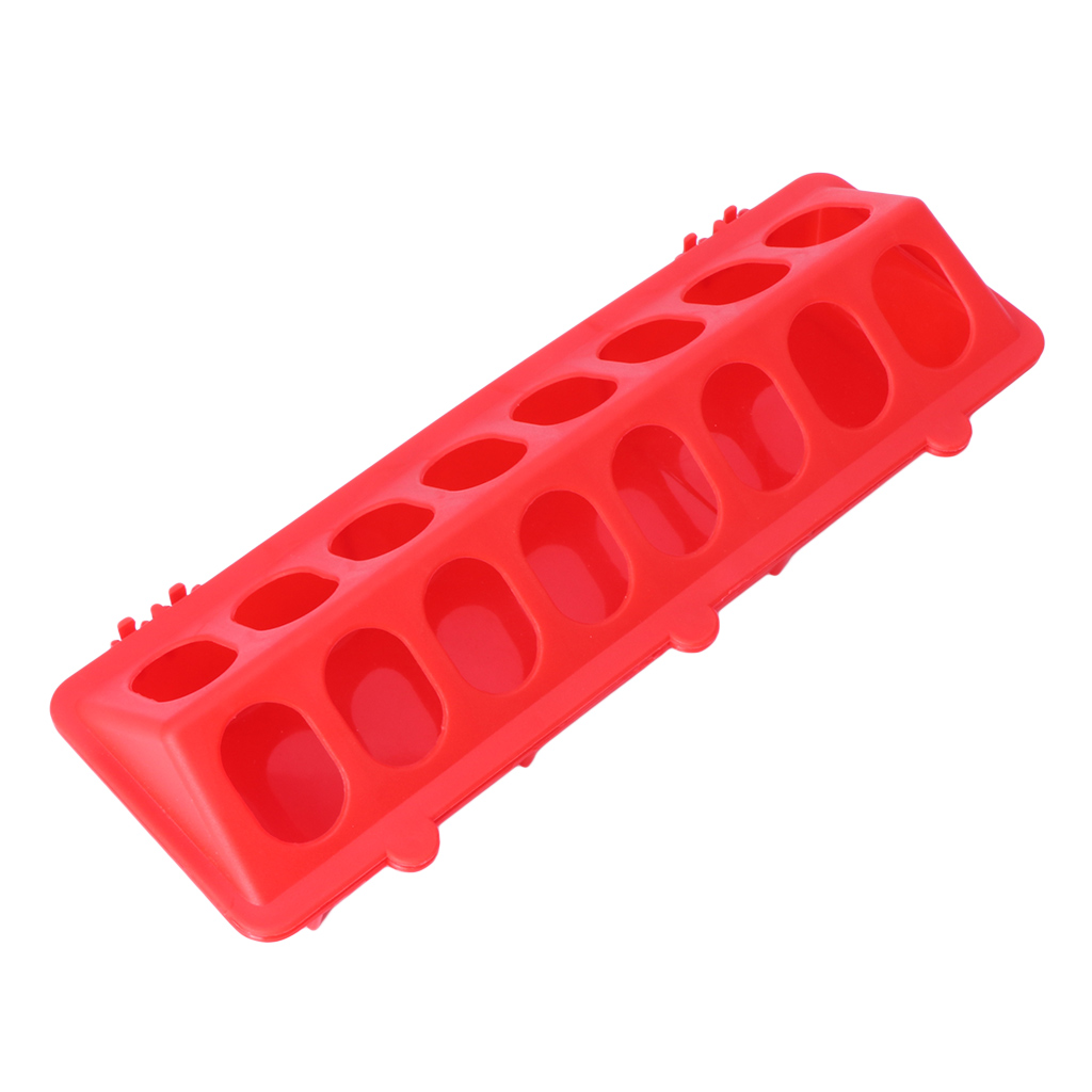 TINYSOME Chicken Feeder Chick Feeding Trough Plastic Flip-Top Feeder Poultry Feeder Waterer Food Dispenser for P1ge0n Small Chick